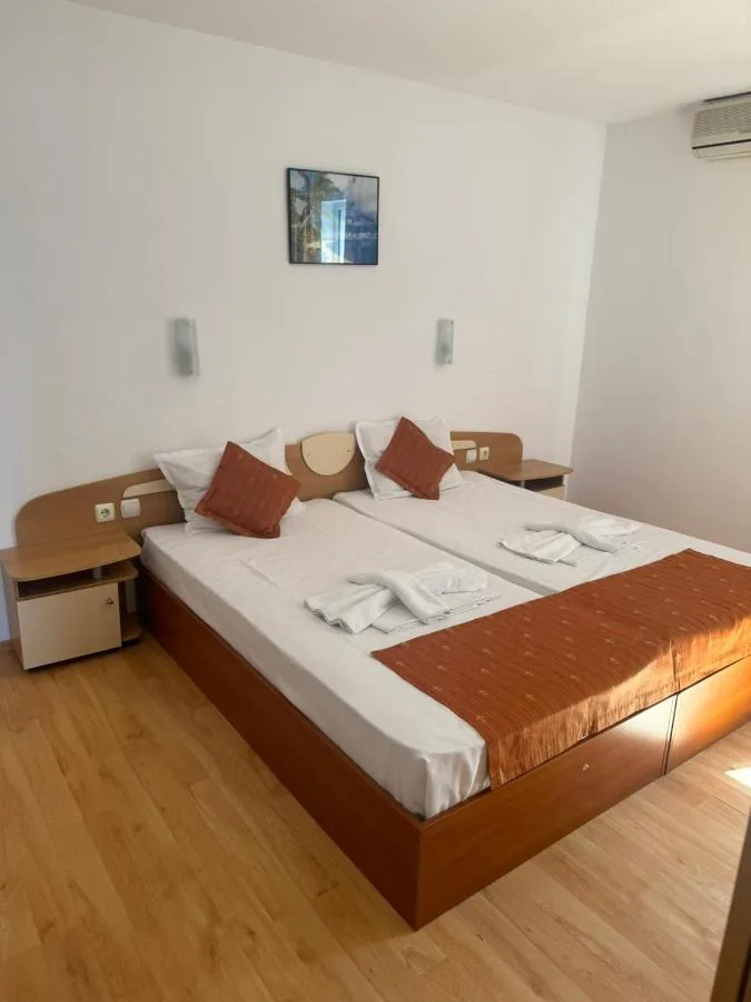 Bedroom of the two-bedroom apartment at the Sun City Hotel